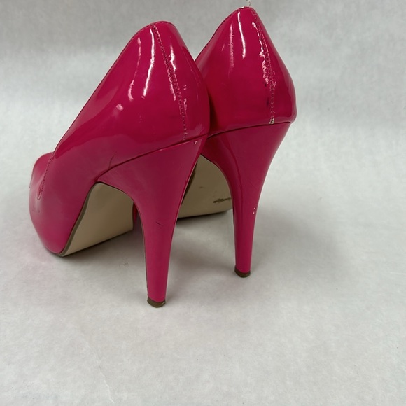 Deb brand pink peep toe pump women’s size 9 hot pink - Picture 4 of 5